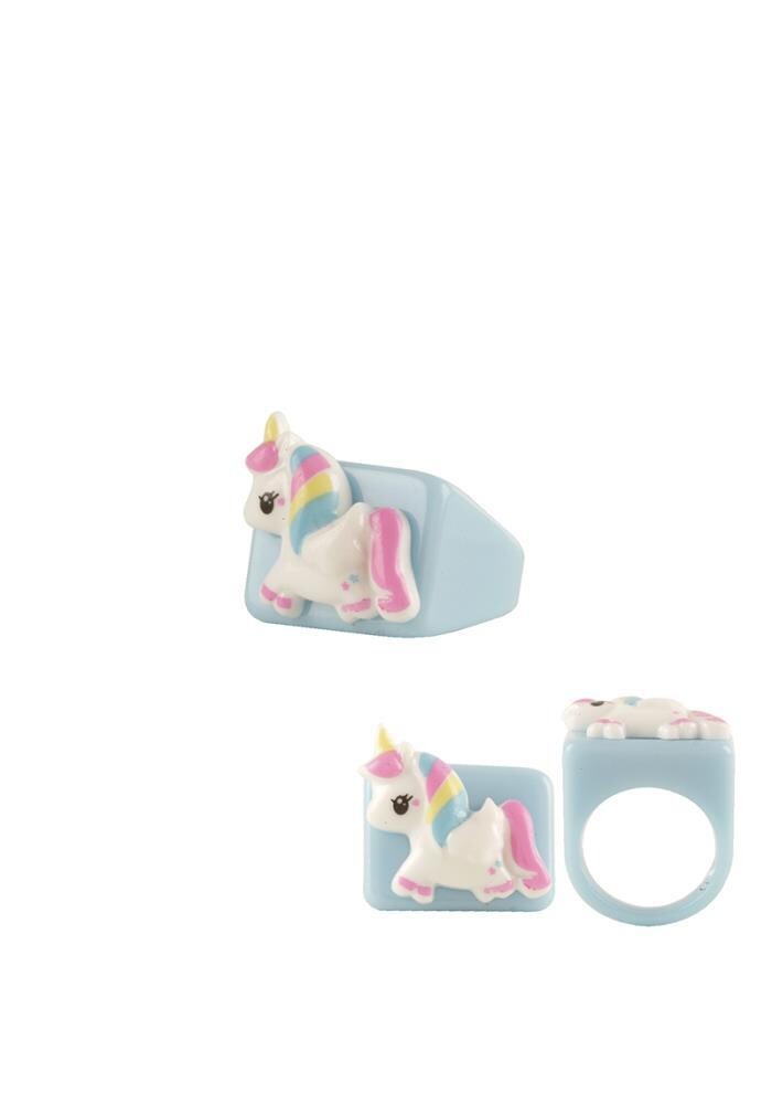 FR-1222   Unicorn Ring   Light Blue