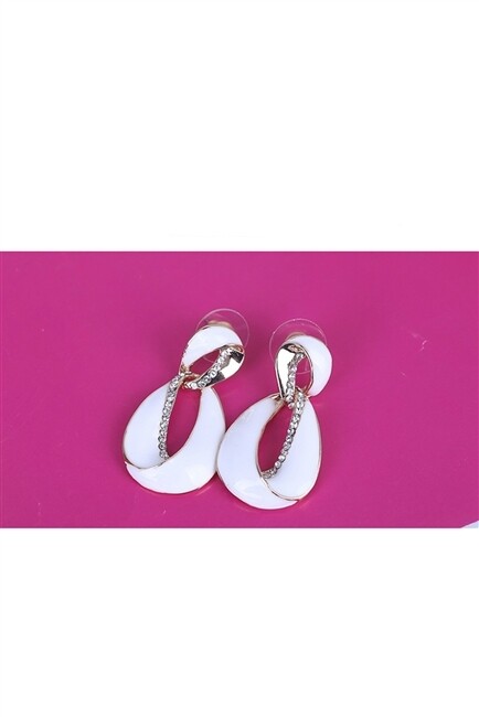 E6643   Oval Alloy Rhinestone Clip on Earrings