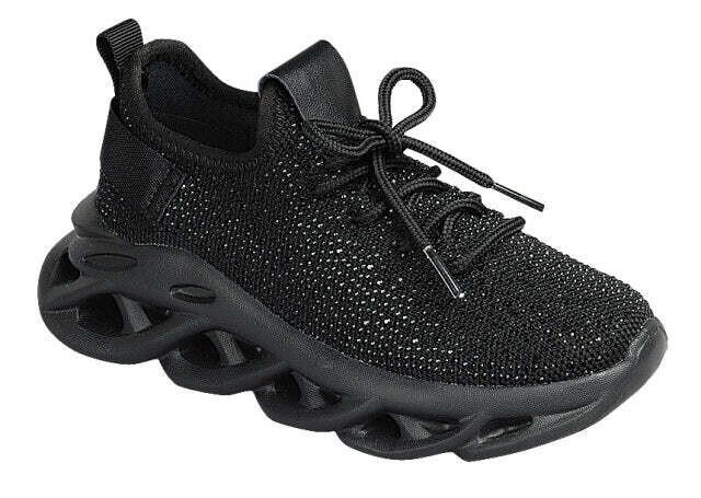 Brave-21K   Kids Sparkle Sneakers