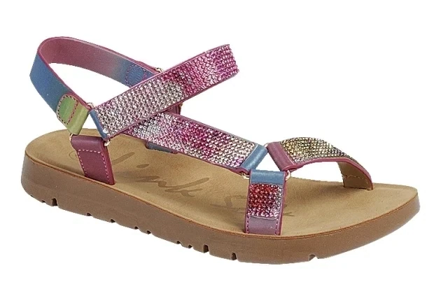 Reform-76K    Kids Rhinestone Strappy Sandal