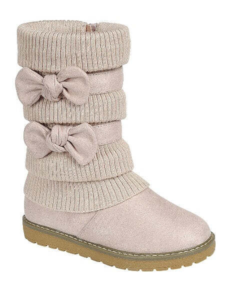 Warm-59K   Kids Boots with Bows