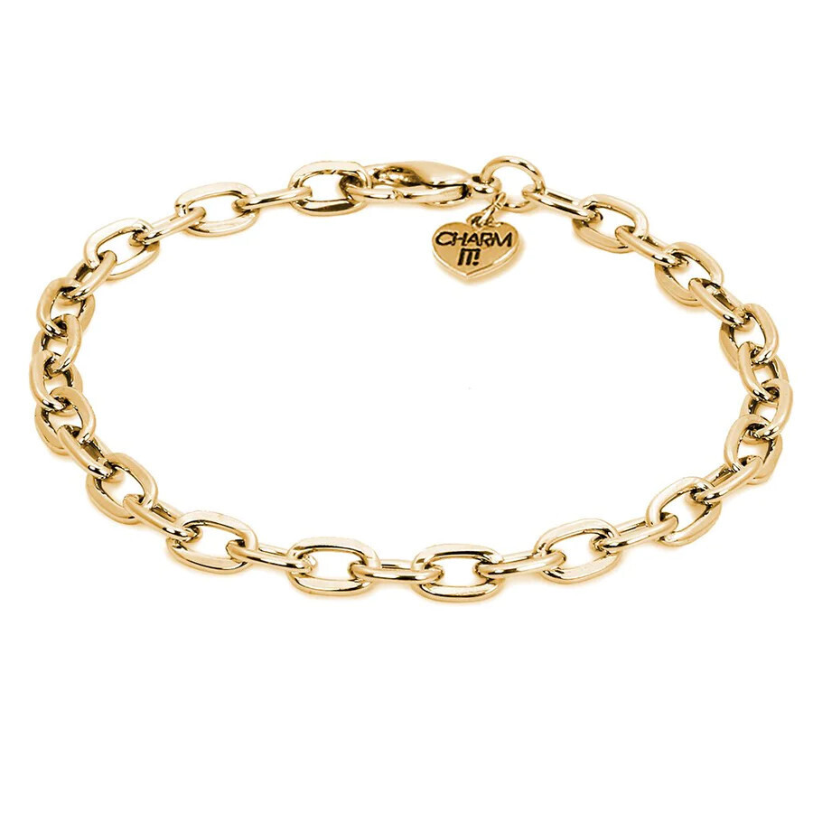 Charm It!   Gold Chain Bracelet