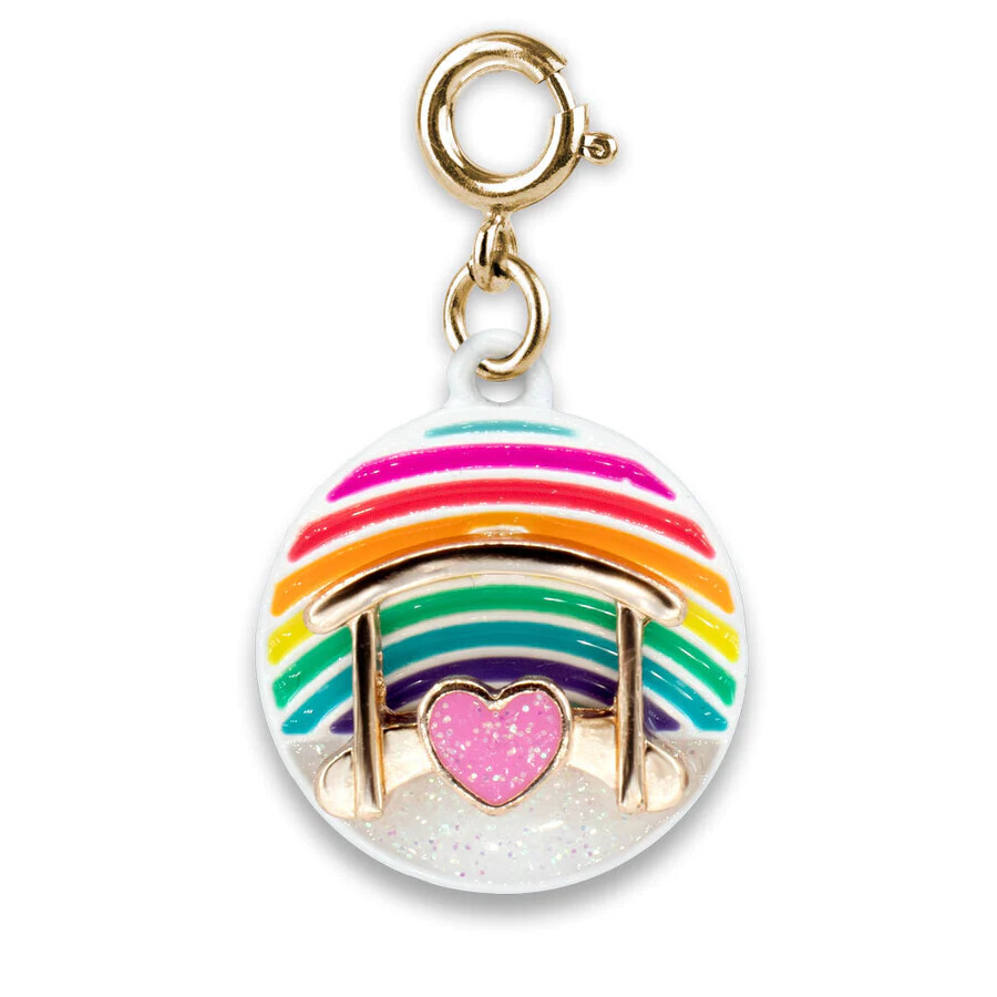 Charm It!   Gold Rainbow Bridge Charm
