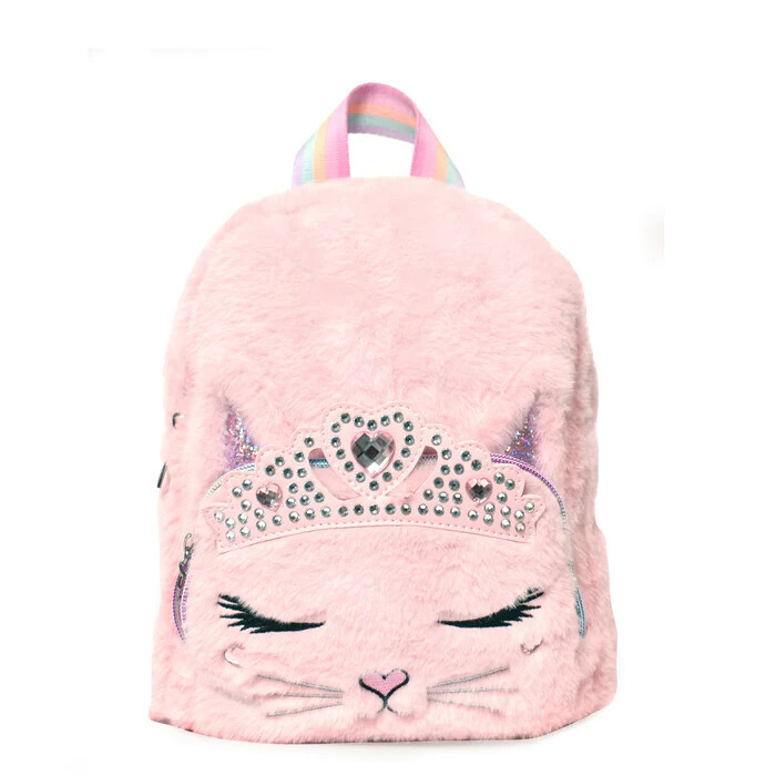 Miss Gwen&#39;s OMG Accessories Miss Bella Kitty Cat Plush Mini Backpack