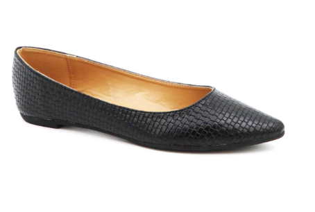 Gypsy-07  Plain Woven Ballerina Flat  