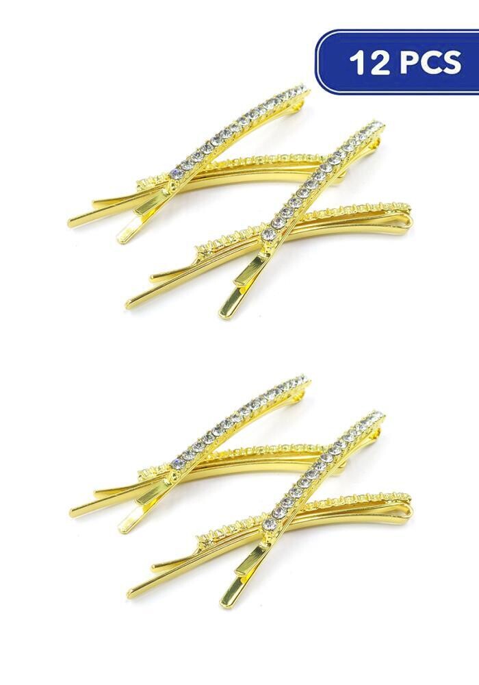UASP-9706   Fashion Rhinestone Hair Pin  (2 Piece)