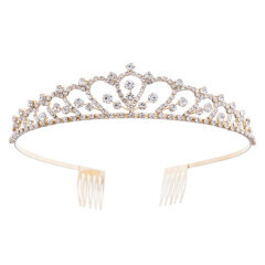 60763 Rhinestone Crown Tiara