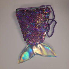 HB0797    Sequins Mermaid Tail Coin Purse