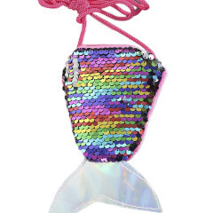 HB0797    Sequins Mermaid Tail Coin Purse