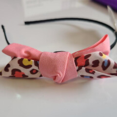 HC24679   Leopard Bow Headband