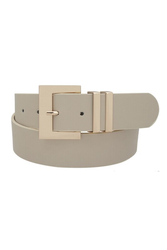 IW-38325Y678   Rectangle Double Metal Looped Belt   