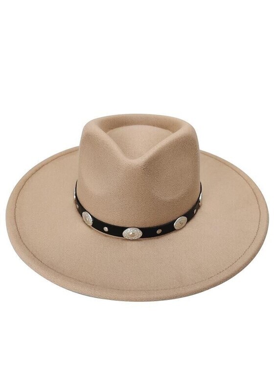 JCH-4168   Western Style Strap Fedora   