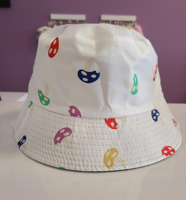 KT607   Mushroom AOP Bucket Hat   