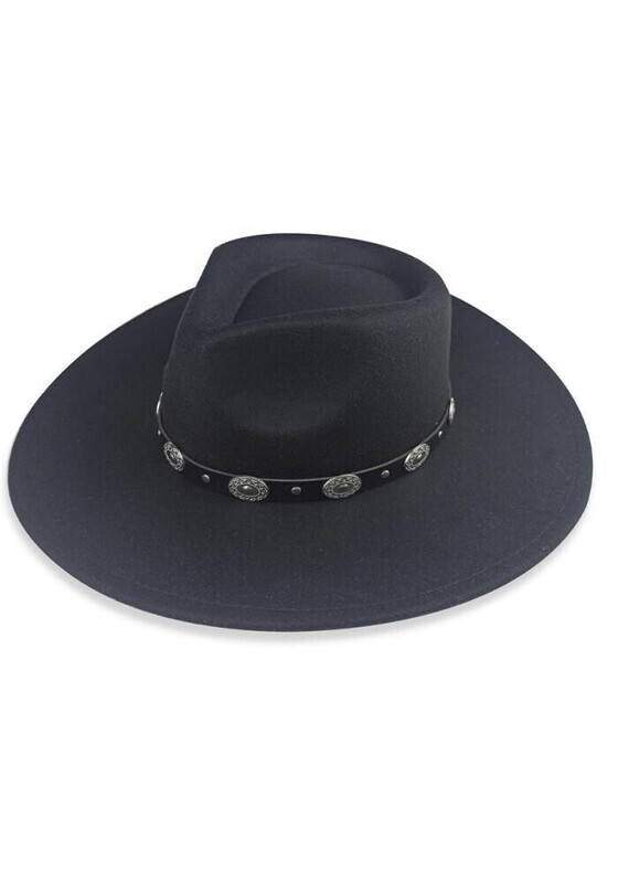 JCH-4168   Western Style Strap Fedora   