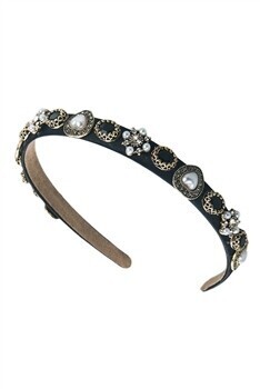 L3645   Baroque Glass Drill Headband