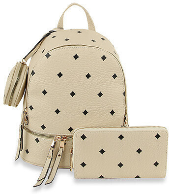 LSG002-1W   Three Piece Fashion Backpack Set   