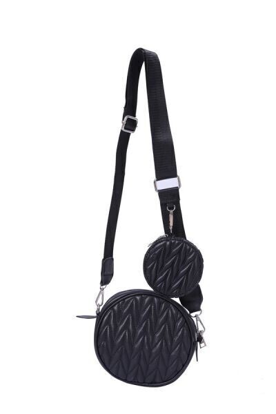 Round Handbag w/ Coin Purse 