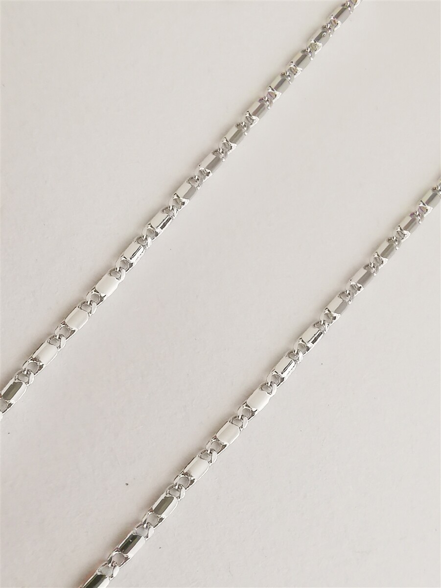N3329   Simple Chain Necklace   Silver