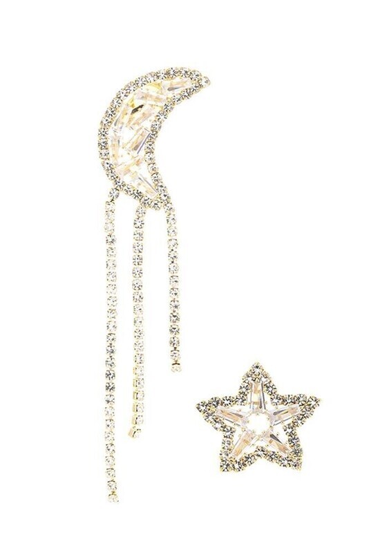 27872 Rhinestone Celestial Earrings