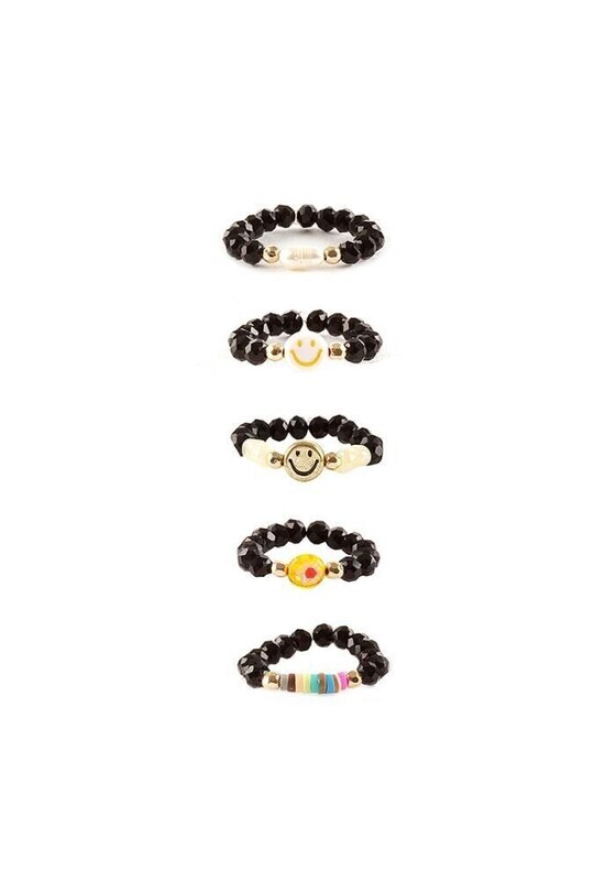 FR-1119  Tell Your Tale Bead Ring Set
