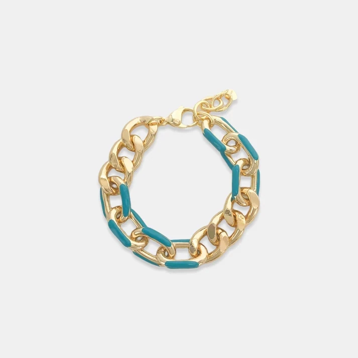 ABR115   Enamel Chain Bracelet