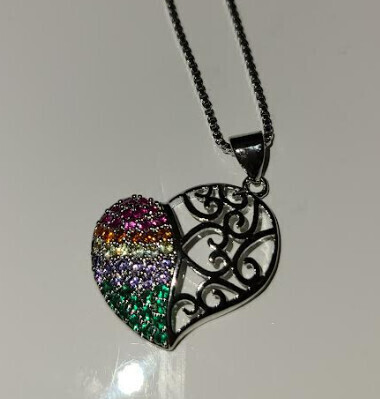 Colorful Heart Necklace