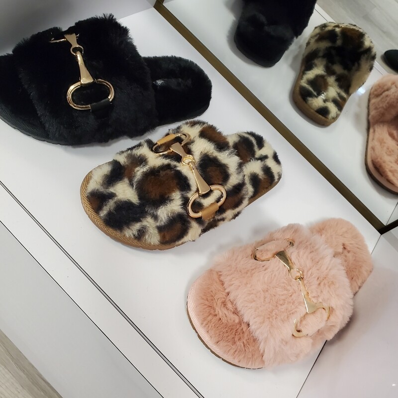 Kylo-08   Faux Fur Slippers   