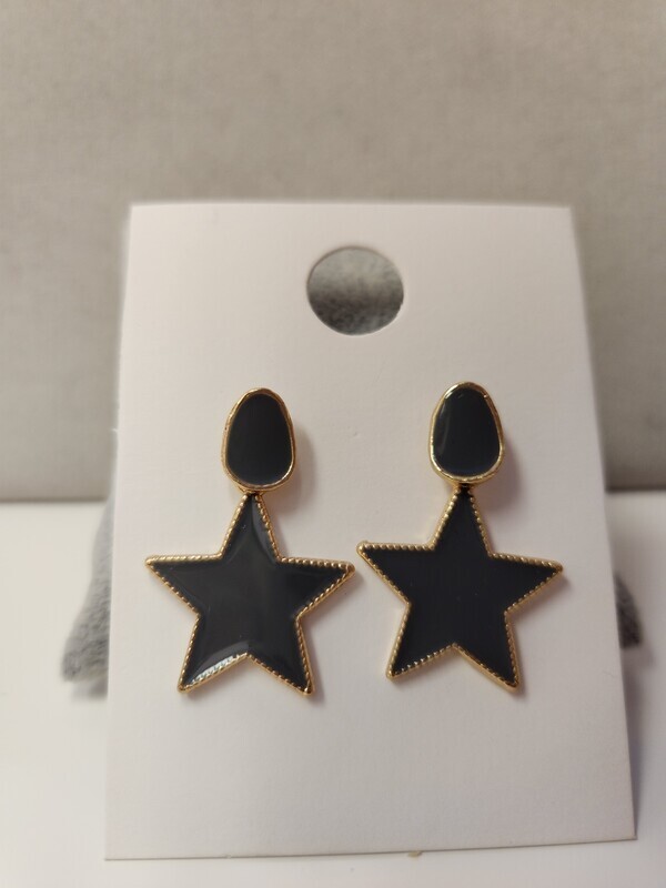 Hanging Star Earrings   