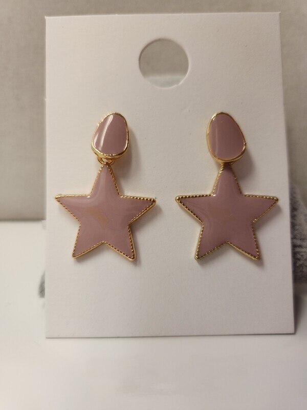 Hanging Star Earrings   
