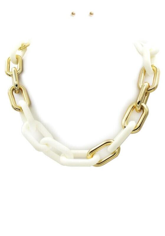 MN-4258 Oval Link Necklace