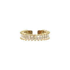 MR-4015   Crystal Metal Ring
