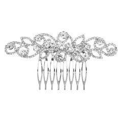 72036 Rhinestone Bouquet Hair Comb