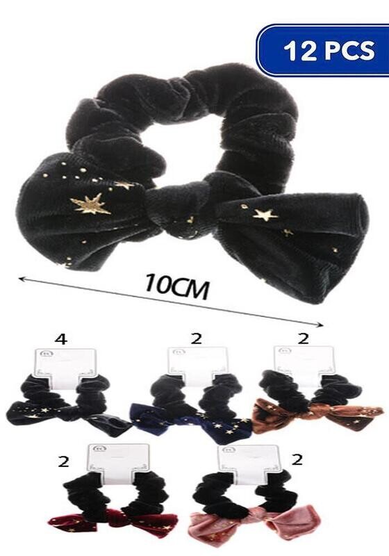 Velvet and Stars Hair Tie   
