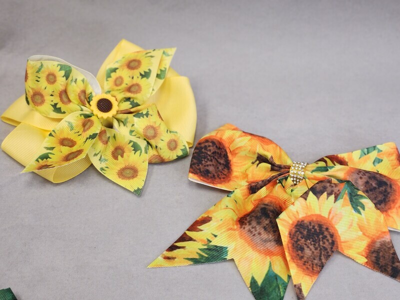 Hair Bows   Sunflowers