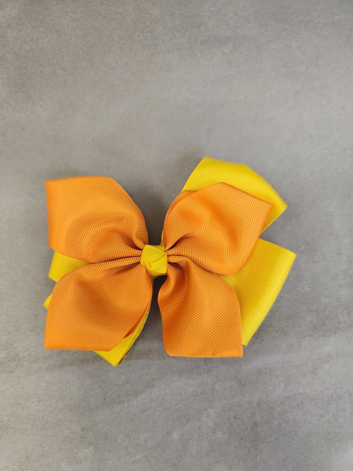 Hair Bows   Dual Colors, Color: Yellow/Orange