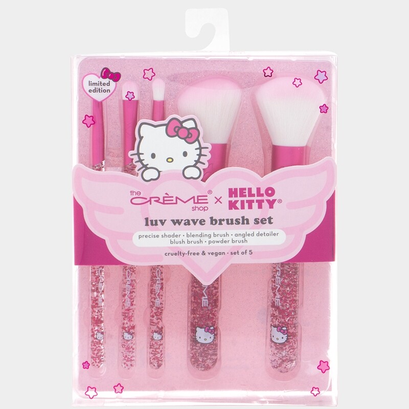 The Creme Shop   Hello Kitty Luv Wave 5pc Brush Set