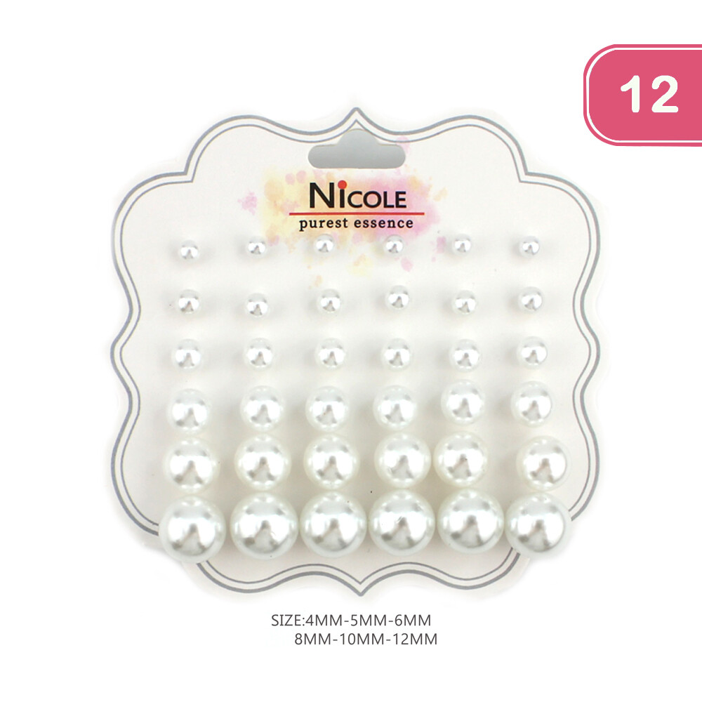 ACR1226   Fashion Pearl Stud Earring Set
