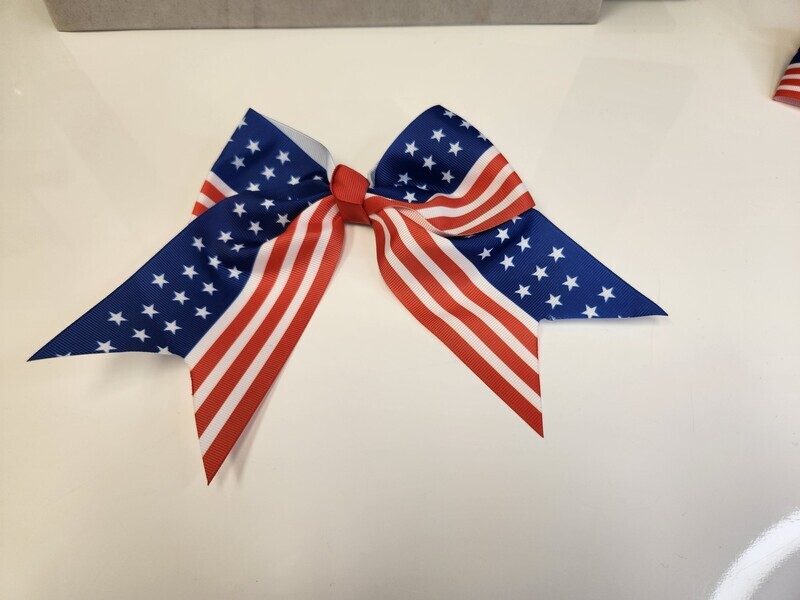 Hair Bow    Light Up 4th of July