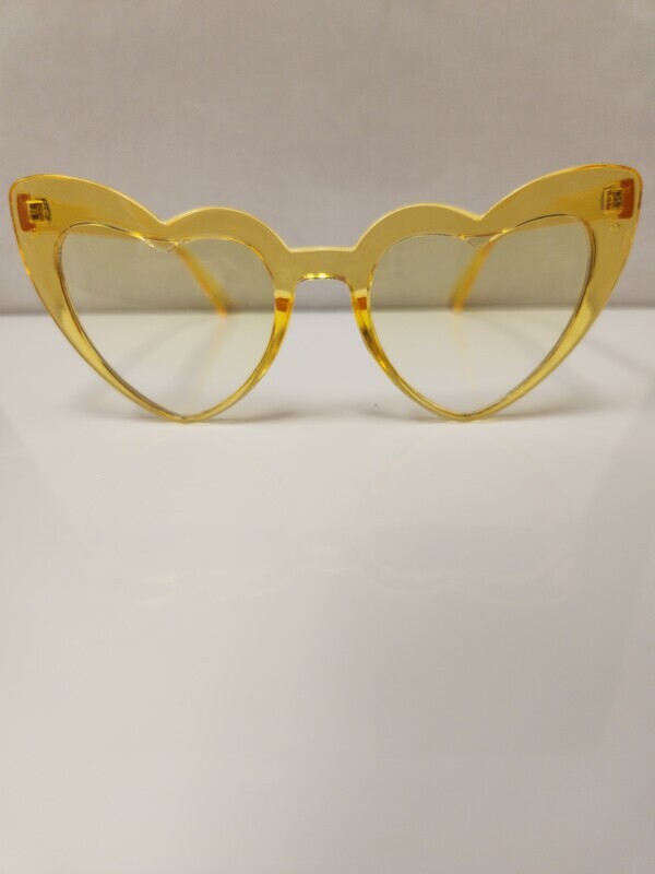 Monochromatic Crystal Color Cat Eye Sunglasses    