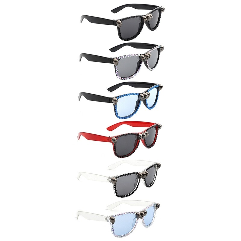 S-952   Fashion Skull Stud Sunglasses