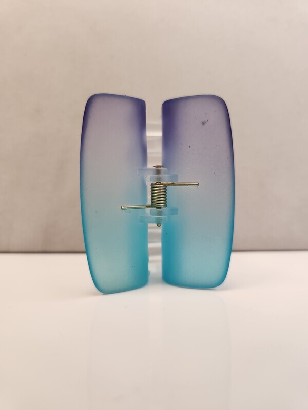 Fashion Rectangle Hair Clip Claw   2Tone