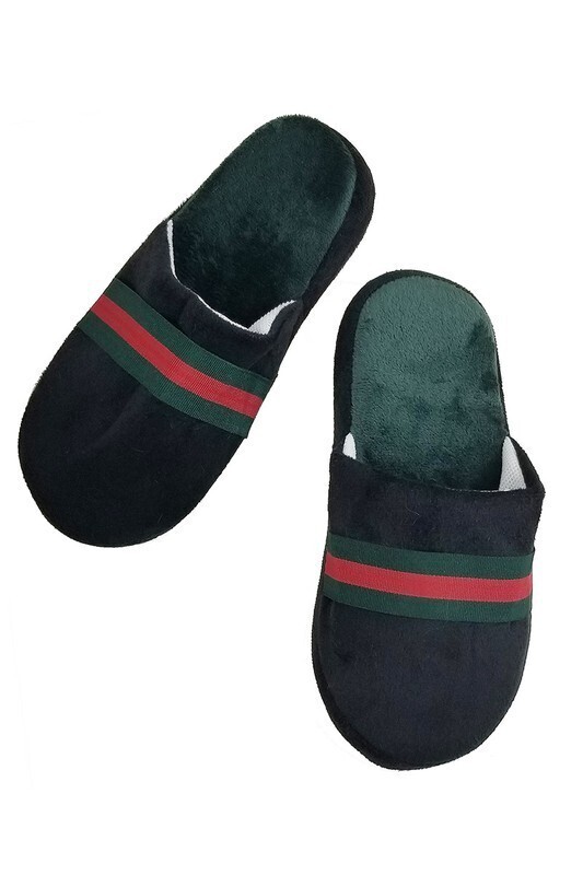 Trendy Stripe Indoor Slippers