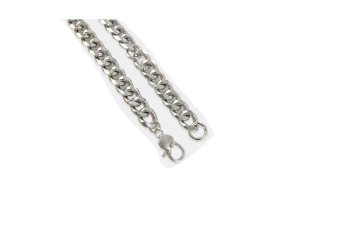 ANK142   Lightweight Curb Chain   Silver