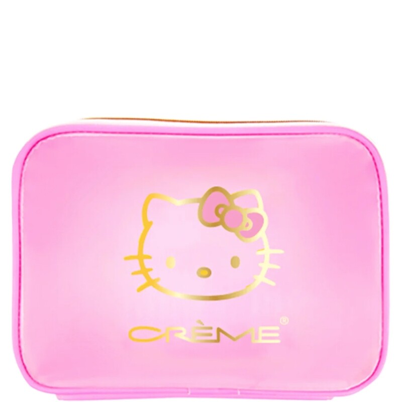 HKTC-9196   The Creme Shop Hello Kitty Perfect Pink Travel Case