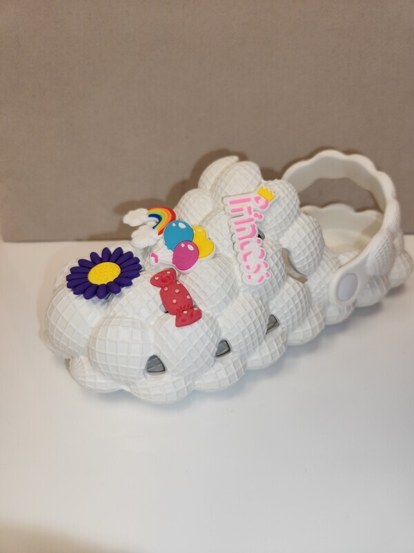 Jordyn-Y-12   Soft Bubble Slip on with Charms