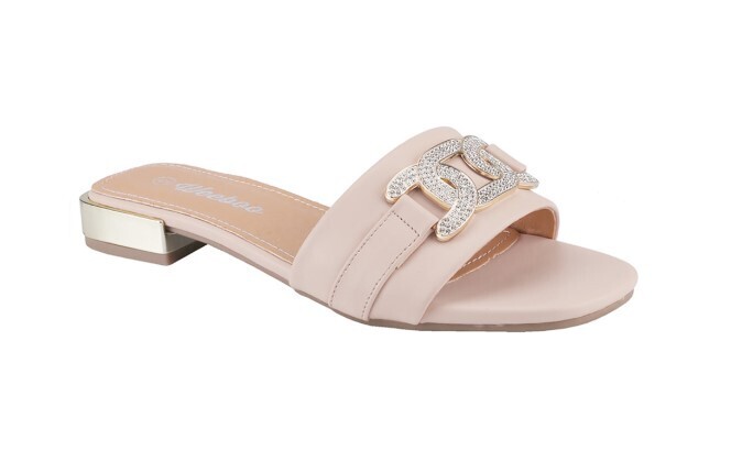 Square-8-18   Rhinestone Slide Heel
