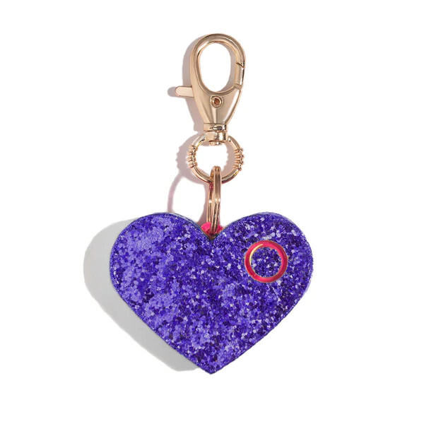 Safety Alarm  Purple Glitter