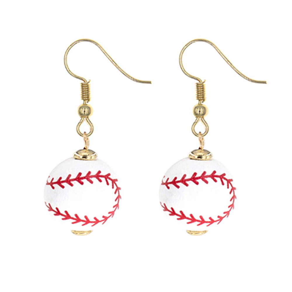 27687   Baseball Hook Earrings