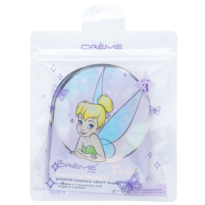 The Creme Shop Timesless Twinkle Printed Essence Sheet Mask Set of 3