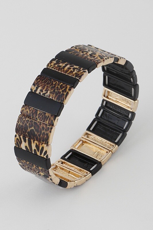 JCB1815   Leopard Bracelet